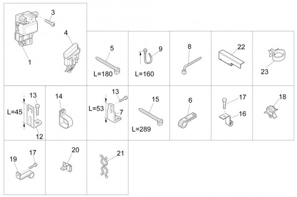Elektrische Anlage Bauteile elektrische Anlage - Porter Maxxi Multitech 1300ccm 4T LC 2017-