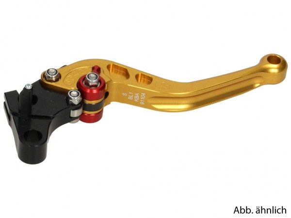 LSL Kupplungshebel, kurz, einstellbar, Aluminium, gold, 200SL16GO mit ABE