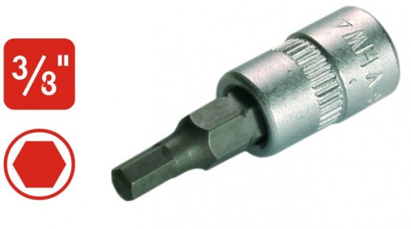 Econ Steckschlüsseleinsatz Inbus, 3/8 Zoll, 3/8 x 48 mm