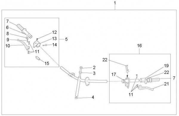 Lenker Lenker - Ape Mix 50ccm 2T AC 2013- ZAPC80000