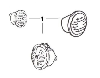 Elektrische Anlage Hupe - Ape Poker 422ccm 4T AC 1990-1993 M4R1T