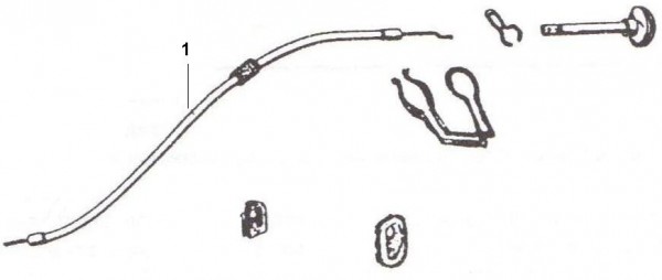 Bowdenzüge Starterzug - Ape TM 220ccm 2T AC 1982-1983 ATM1T
