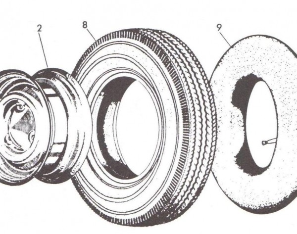 Radaufhängung Räder - Ape 220ccm 2T AC 1978- MPV2T