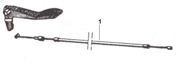 Bowdenzüge Gaszug - Ape TM 220ccm 2T AC 1982-1983 ATM1T