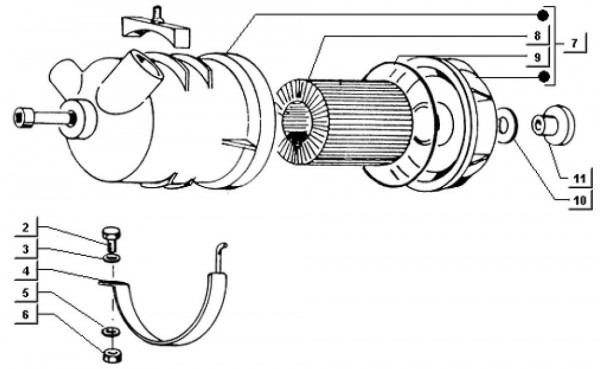 Motor Luftfilter - Ape TM 703 Diesel mit Lenkrad 422ccm 4T AC 1997-2004 ZAPT10000
