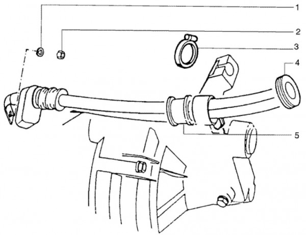 Elektrische Anlage Befestigung Pluspolkabel - Ape TM 703 Diesel mit Lenkrad 422ccm 4T AC 2005-2010 Z