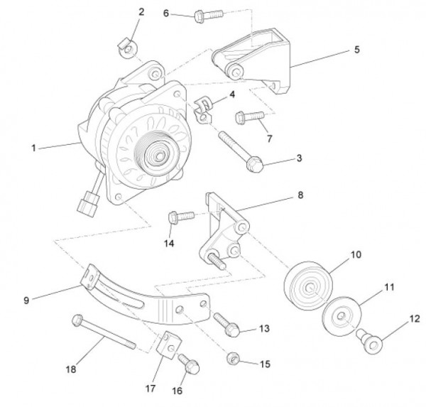 Motor Lichtmaschine - Porter Maxxi Multitech 1300ccm 4T LC 2010- ZAPS90DJ
