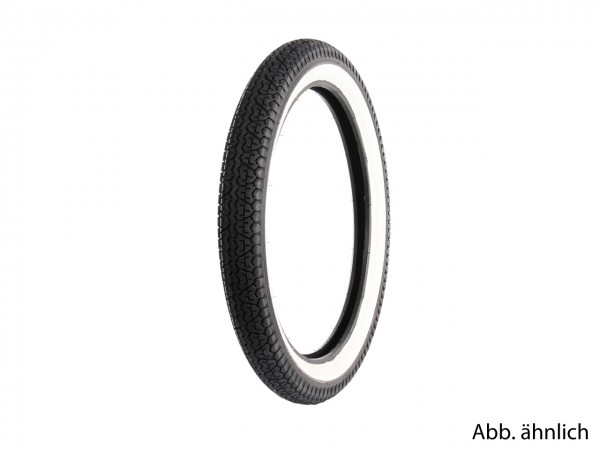 Mitas Reifen 2.75-17, 47J, TL/TT, reinforced, B7, Weißwand