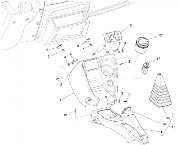 Fahrgestell Wärmeaustauscher - Porter Maxxi D120 Diesel 1200ccm 4T LC 2013- ZAPS90DK