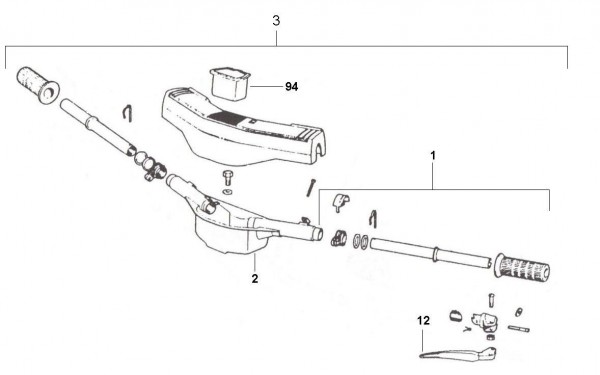 Lenker Lenker - Ape TM 220ccm 2T AC 1982-1983 ATM1T