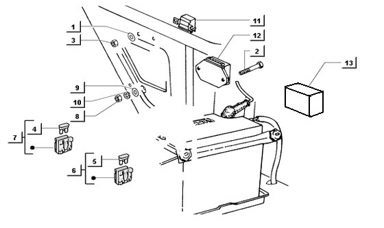Elektrische Anlage Regler - Ape Mix 50ccm 2T AC 1998-2008 ZAPC80000
