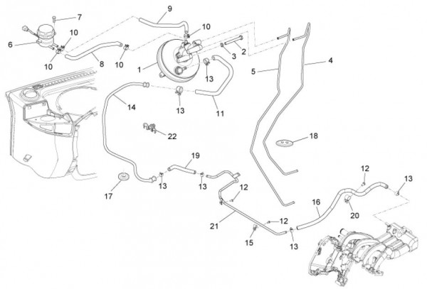 Bowdenzüge Bremsleitungen vorn - Porter Maxxi Multitech 1300ccm 4T LC 2011- ZAPS90RJ