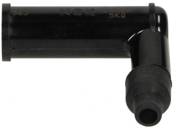 NGK Zündkerzenstecker, L05EA, schwarz, 90° Winkel, für Anschlussmutter, Spezial Design