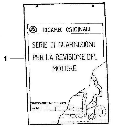 Motor Motordichtsatz - Ape TM 50ccm 2T AC 1985- TL4T