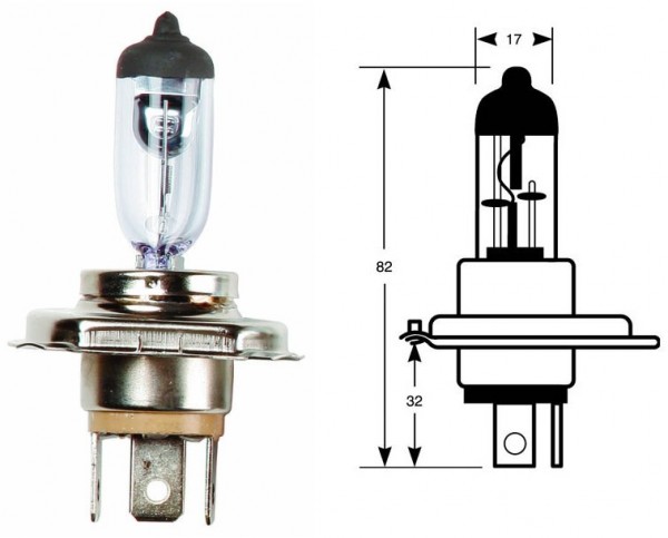 Ring Leuchtmittel, Glühlampe, HS1, Blisterverpackung 1 Stück, 12 V, 35/35 W, PX43t