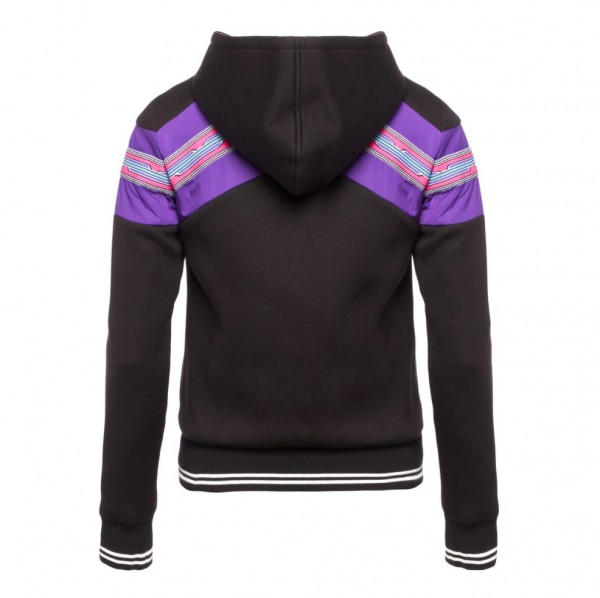 Vespa V-Stripes, Sweat Shirt Jacke, Damen, Größe: M, schwarz