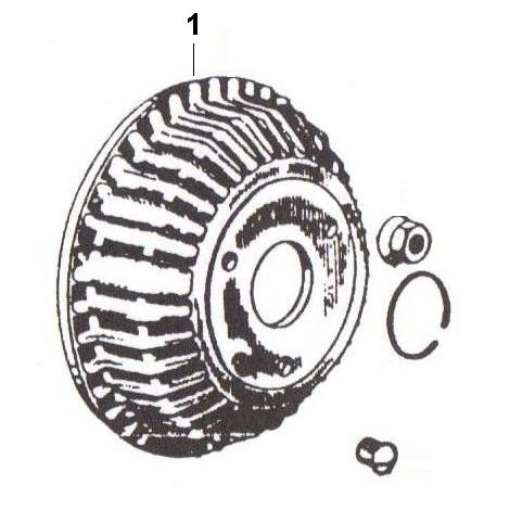 Radaufhängung Bremstrommel hinten - Ape 190ccm 2T AC 1978- MPR2T