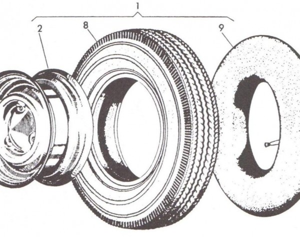 Radaufhängung Räder - Ape 190ccm 2T AC 1970- MPV1T