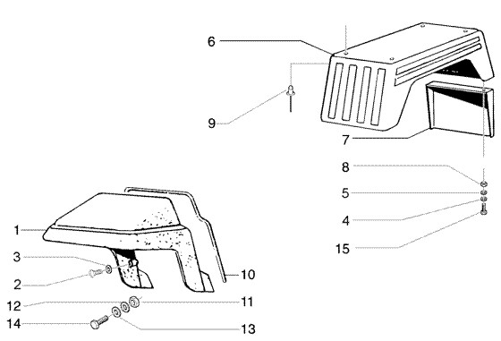 Fahrgestell Kotflügel - Ape TM 422ccm 4T AC 1997-2004 ZAPT1000000023141