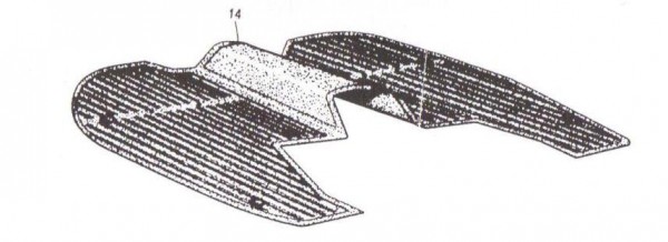 Fahrgestell Fußmatte - Ape TM 220ccm 2T AC 1982-1983 ATM1T