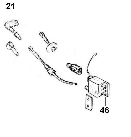 Motor Zündung - Ape 220ccm 2T AC 1978-1983 MPM2T