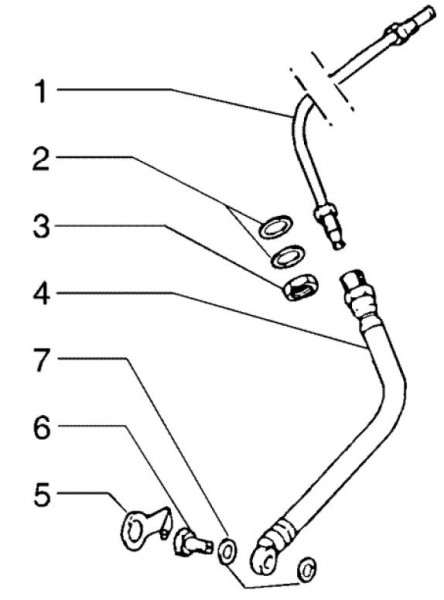 Radaufhängung Bremsleitungen vorn - Ape TM 703 Diesel mit Lenkrad 422ccm 4T AC 2005-2010 ZAPT10000