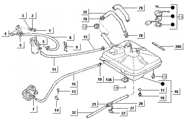 Fahrgestell Benzintank - Porter Porter Diesel 1400ccm 4T LC 1998-2004 ZAPS85000007