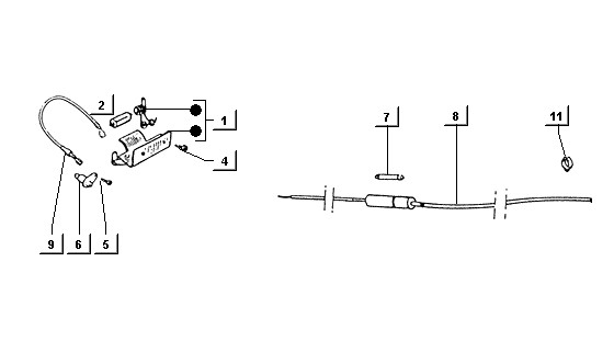 Elektrische Anlage Innenbeleuchtung Kasten - Ape TM 218ccm 2T AC 1984- ATM2 00001001