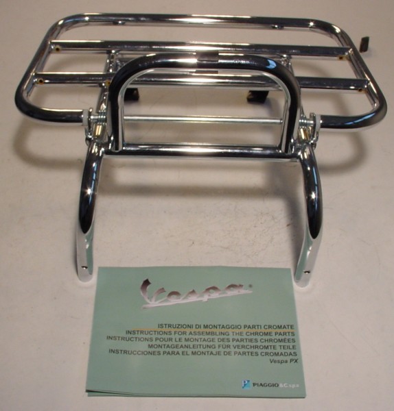 Gepäckträger, vorne, chrom, klappbar