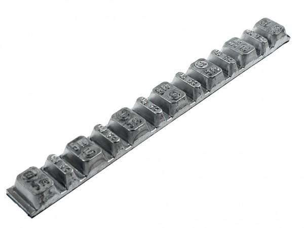Econ Klebegewicht, schwarz, 7x5 Gramm + 6x2,5 Gramm, Stück: 10