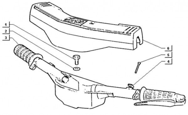 Lenker Lenkerdeckel - Ape TM 703 Diesel mit Lenker 422ccm 4T AC 2000-2004 ZAPT10000