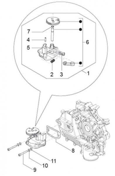 Motor Schalthebel - Classic 400 422ccm 4T 2V AC 2016- MBX000T58RC001005