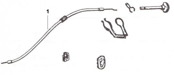 Bowdenzüge Starterzug - Ape TM 50ccm 2T AC 1985- TL4T