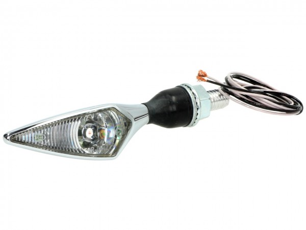 Kellermann LED Blinker, Micro Rhombus LED, Stahl, 12 V, chrom, glänzend, E-geprüft