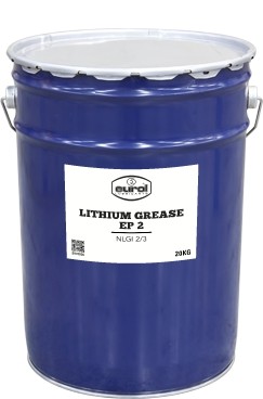 Eurol Schmierfette / Schmieröle, NLGI 2, Eurol Grease Lithium EP 2, 20 kg, Temperaturbereich -25/+13