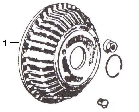 Radaufhängung Bremstrommel hinten - Ape 190ccm 2T AC 1967-1972 MPA1T