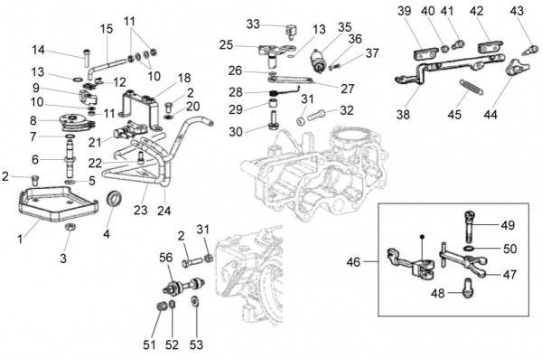 Motor Durchflussregler - Porter Quargo 700ccm 4T LC 2009- ZAPP10000