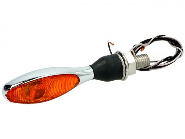 Kellermann Blinker, Micro 1000, hinten, Stahl, 12 V, 6 W, chrom, glänzend, E-geprüft