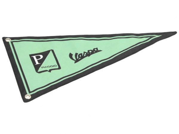 Vespa Wimpel, grün, blau