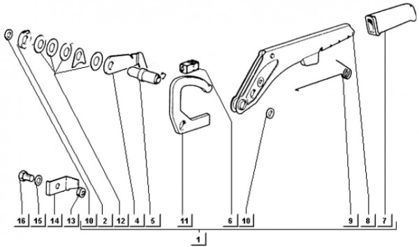 Bowdenzüge Handbremse - Ape TM 703 Diesel mit Lenker 422ccm 4T AC 1997-2004 ATD2T