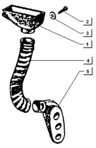 Fahrgestell Abtauanlage - Ape TM 703 Diesel mit Lenker 422ccm 4T AC 1997-2004 ATD1T