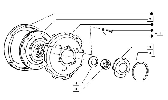 Motor Kupplung - Ape TM 422ccm 4T AC 1997-2004 ZAPT1000000001001