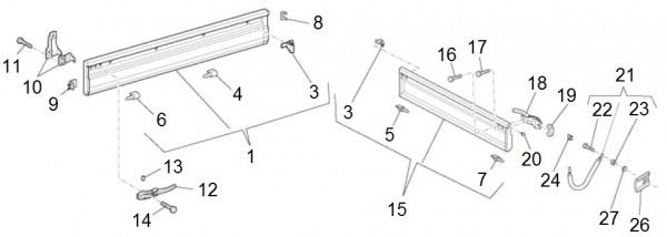 Fahrgestell Bordwände - Porter Porter Electric ccm 2009- ZAPS9E