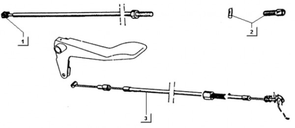 Bowdenzüge Bowdenzüge - Ape TM 703 mit Lenkrad 220ccm 2T AC 1997-1999 ZAPT10000