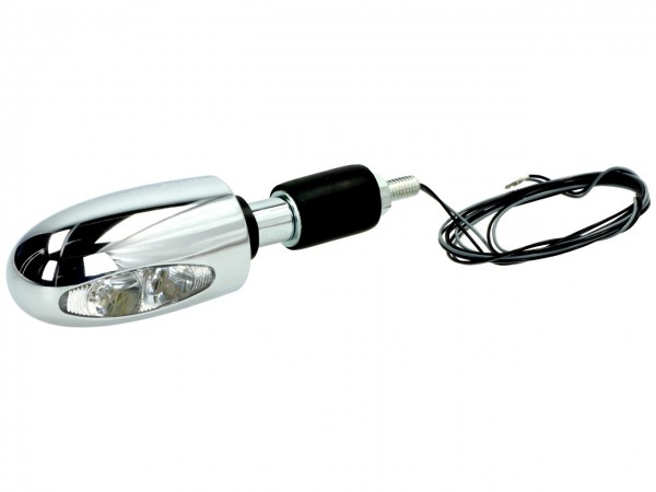Kellermann LED Blinker, BL 1000, vorne, Stahl, 12 V, chrom, glänzend, E-geprüft