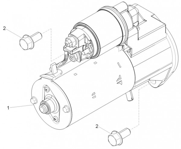 Motor Anlasser - Porter D120 Diesel 1300ccm 4T LC 2014- ZAPS90CK