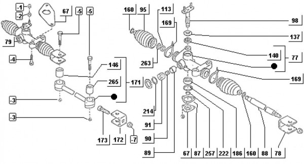 Lenker Lenkgehäuse - Porter Porter Diesel 1400ccm 4T LC 1998-2004 ZAPS85000004