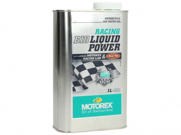 Motorex Luftfilteröl, Racing Bio Dirt Liquid Power, 1 l, VE 12