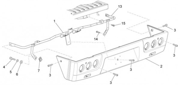 Fahrgestell Hinterabdeckung - Porter Porter Electric ccm 2010- ZAPS9E