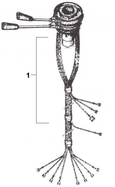 Elektrische Anlage Schalter - Ape Car 422ccm 4T AC 1988- AFD3T